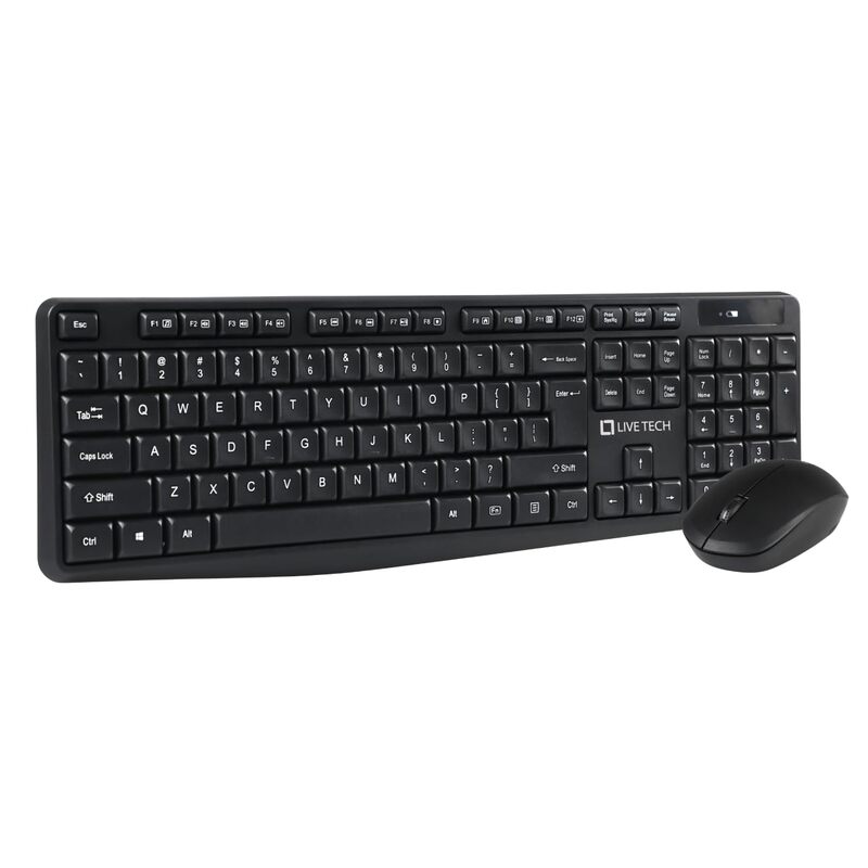 Live Tech WMK10 Wireless Keyboard & Mouse Combo offers seamless connectivity, ergonomic design, and long battery life. Perfect for home or office use, it enhances productivity with comfort and style.
