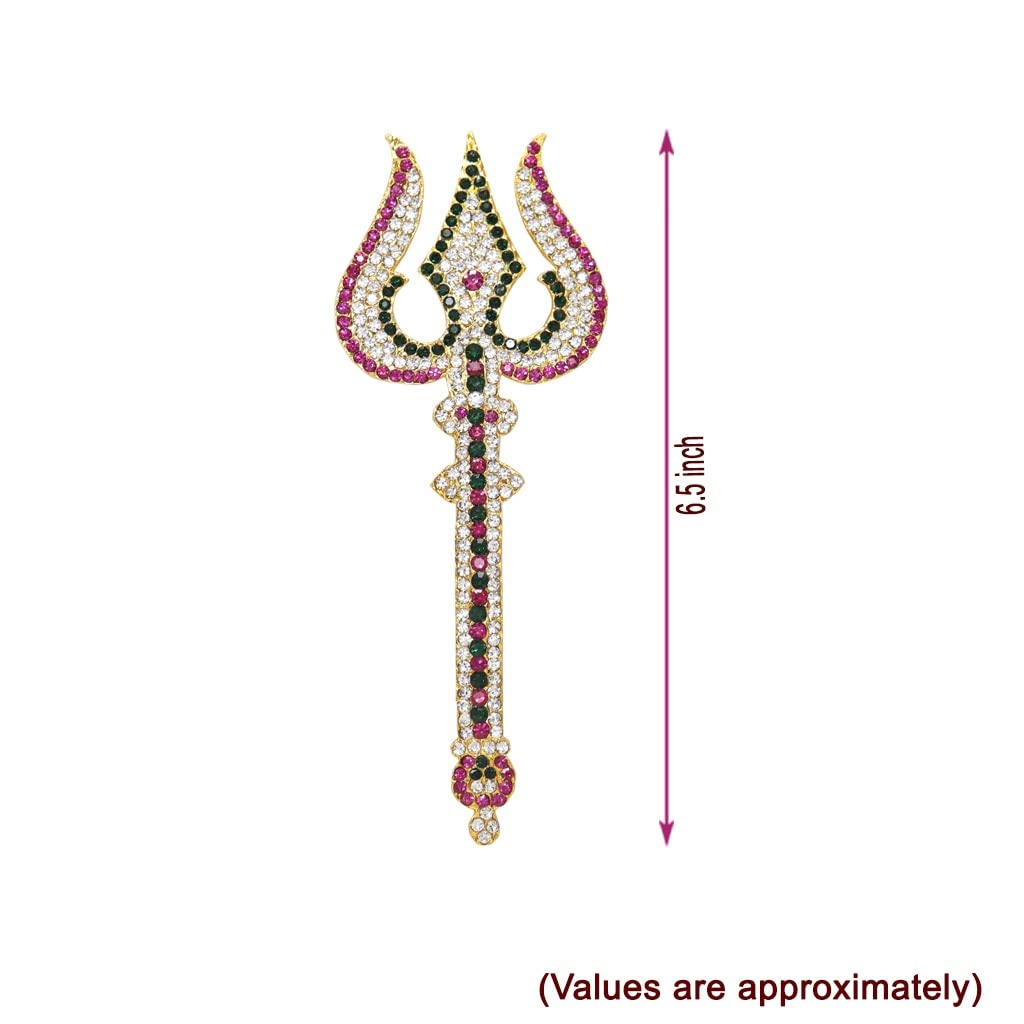 Goldplated Soolam Trishul