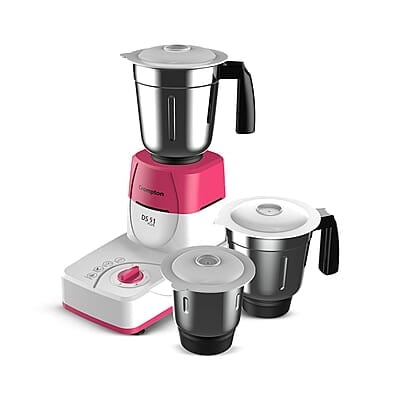 Crompton DS51 Plus Mixer Grinder with Powertron Motor & Motor Vent-X Technology