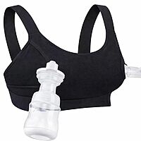 Hands Free Pumping Bra, Adjustable Breast-Pumps Holding for New Moms, Pumping Bra for All Breast Pumps