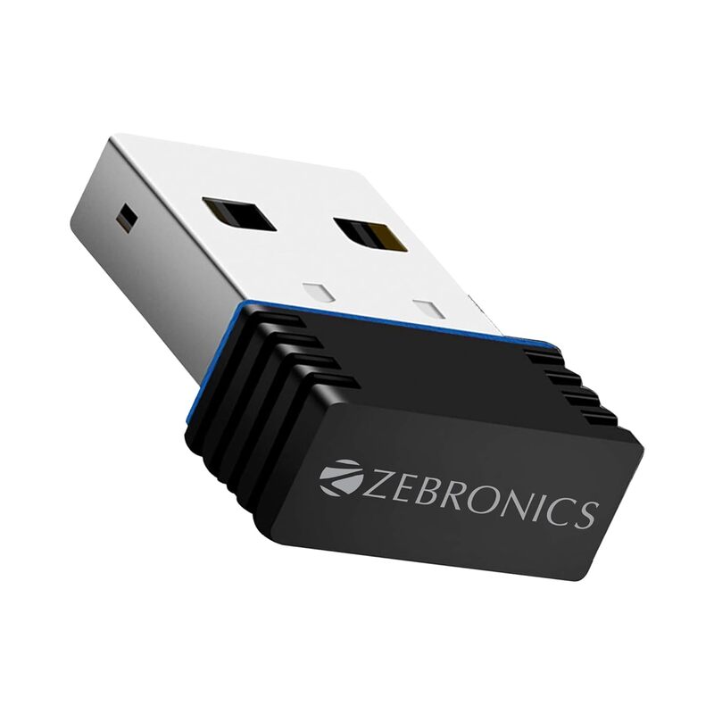 ZEBRONICS ZEB-USB150WF1 WiFi USB Mini Adapter offers seamless connectivity with speeds up to 150 Mbps, compact design for portability, and easy plug-and-play setup for instant internet access.