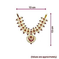 God Ornament Gold Plated Amman Face/Mugam,Crown/Kireedom and Attigai/Necklace
