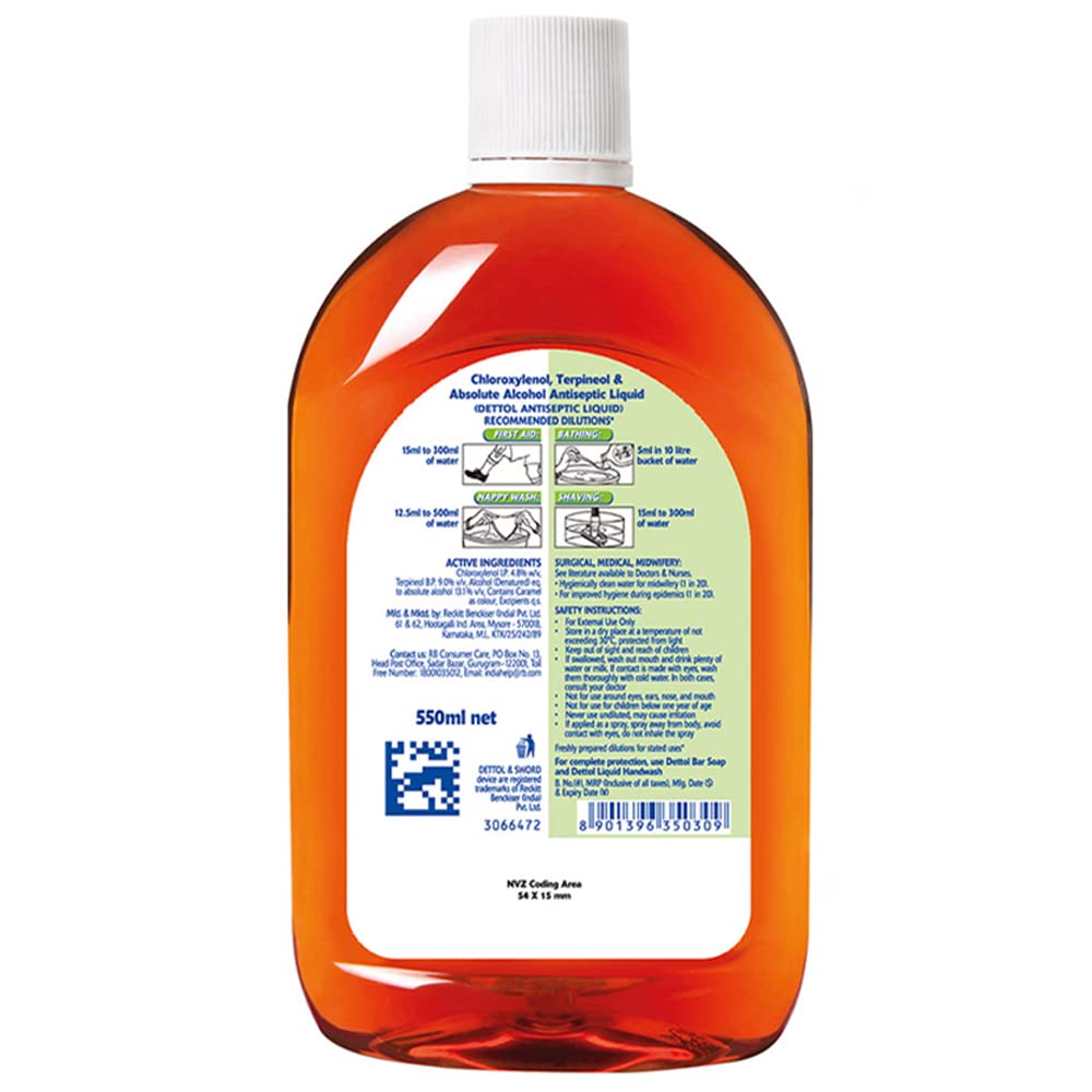 DETTOL ANTISEPTIC - BIG 550ML