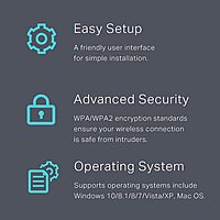 Wireless 150Mbps USB WiFi Adapter for PC/Laptop, providing fast internet connectivity. Compact design, easy plug-and-play setup, compatible with Windows and Mac. Ideal for streaming and browsing.