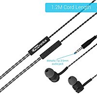 Portronics Conch Gama – Wired Earphones | Tangle-Free Cable, Comfortable & High-Quality Sound