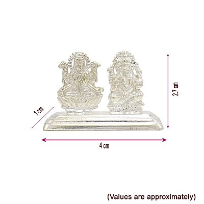 Silver Lord Ganapathy, Lakshmi Idol