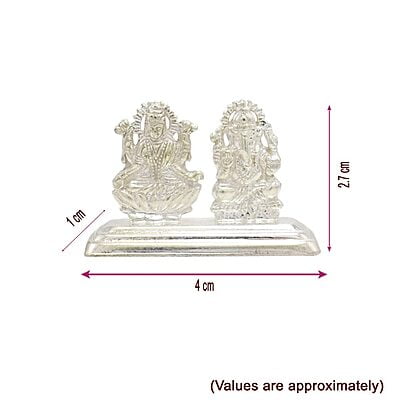 Silver Lord Ganapathy, Lakshmi Idol Silver Lord Ganapathy, Lakshmi Idol