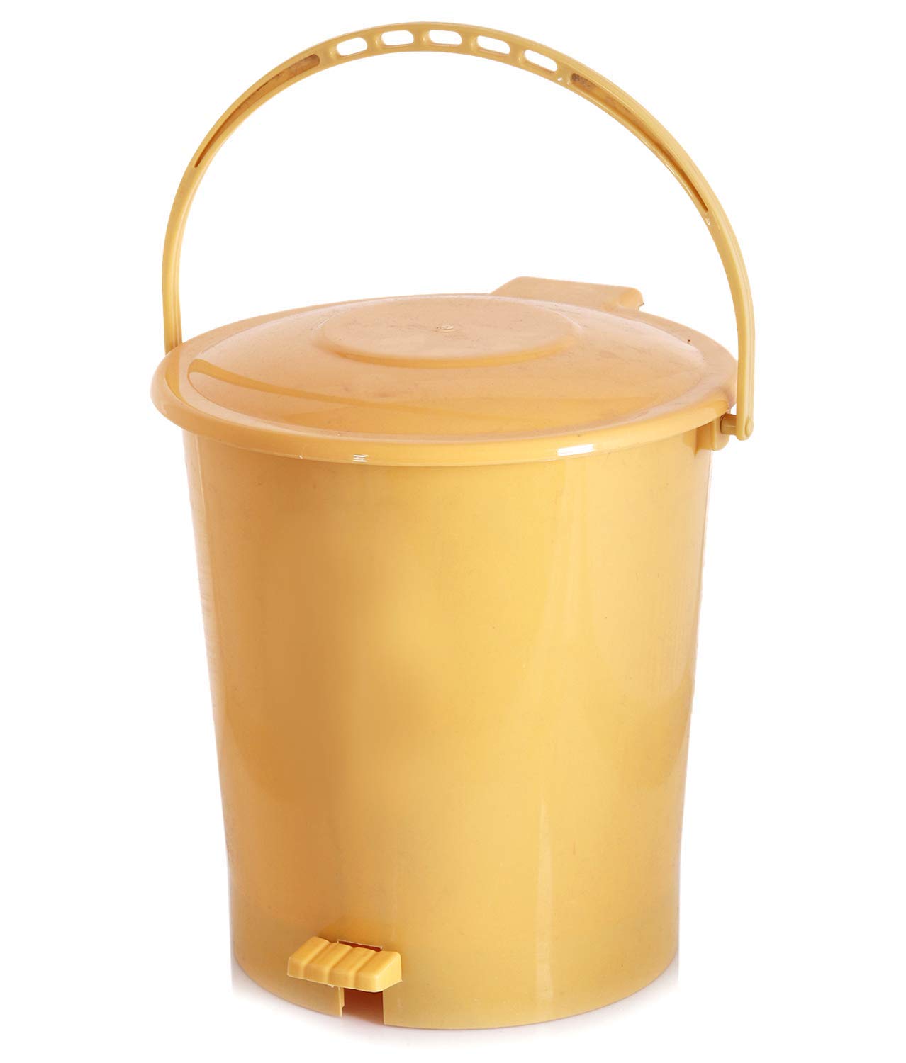 Multicolour Plastic Dustbin Garbage Bin with 10 Liters Pedal