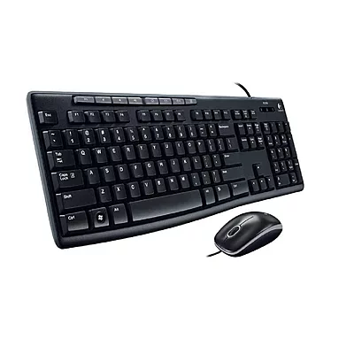 Logitech MK200 Media Wired Keyboard and Mouse