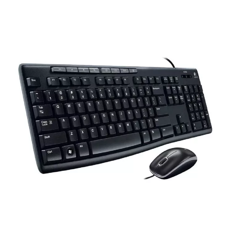 Logitech MK200 Media Wired Keyboard and Mouse