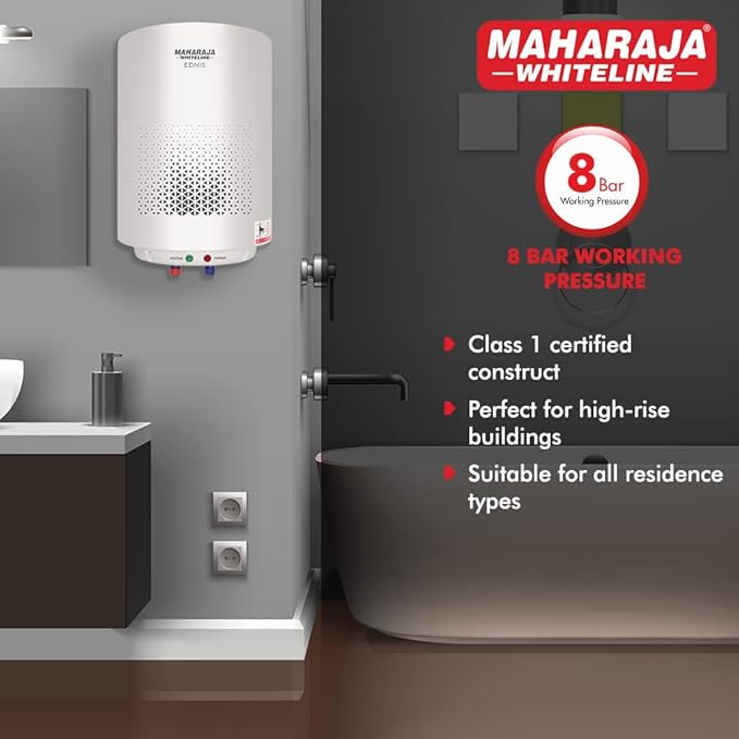 Maharaja Whiteline Ednis Neo Water Heater/Geyser, 15 Liters