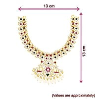 Goddess Varalakshmi Amman Stone Face/Mugam with Attigai/Necklace