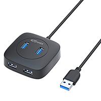 Portronics Mport 4A – 4-Port USB 3.0 Hub, 5Gbps Speed, compact design, plug and play, compatible with various devices, ideal for expanding USB connectivity, perfect for home and office use.
