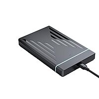 Live Tech HDC08 RGB SSD Casing – USB 3.1 + Type-C offers high-speed data transfer with stylish RGB lighting. Compatible with 2.5" SSDs, it's perfect for gamers and professionals on the go.