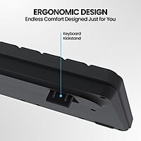 Portronics KI-Pad 3 Wired Gaming Keyboard – 104 Keys | USB Connection| Black | 1 Year Warranty