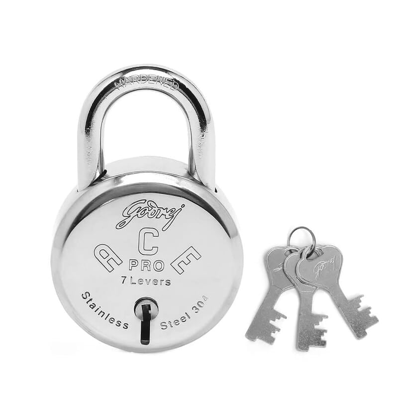 Godrej Ace Pro 7 levers Round Padlock Godrej Ace Pro 7 levers Round Padlock