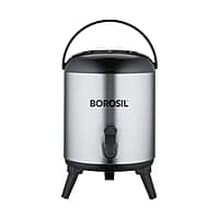 Borosil Stainless Steel Hydra Wonder Jug, 9.5 Liter, Silver