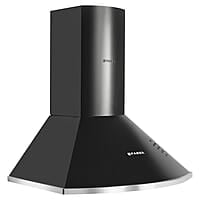 Faber 60 cm 1000 m³/HR Pyramid Kitchen Chimney 240 Watt (HOOD CLASS PRO PB BK LTW 60, Baffle Filters,Black)