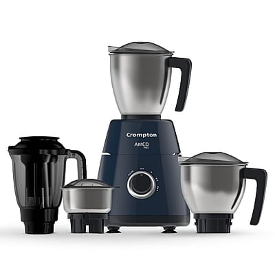 CROMPTON AMEO PRO 750W 4 Jars Mixer Grinder with MaxiGrind and Motor Vent-X Technology