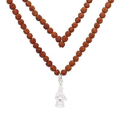 Rudraksha Mala/Chain with Ayyappa Pendent/Dollar Rudraksha Mala/Chain with Ayyappa Pendent/Dollar