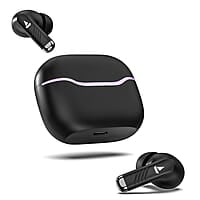 boAt Immortal 125 TWS in-Ear Earbuds w/up to 40 hrs Playtime, Quad Mics with ENx Tech, BEAST Mode with 40 ms Super Low Latency, ASAP Charge, IPX4 Resistance, RGB LED Lights, BT v5.3