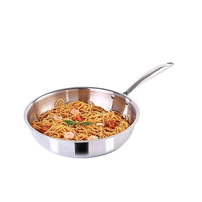 Wonderchef Nigella Tri-ply Stainless Steel 26 cm Fry Pan 2.6 litre 2.5mm Thickness