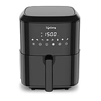 Lifelong 8L Digital Air Fryer for Home with Touch Panel & 8 Pre-Set Menus - 1500 W Electric Airfryer