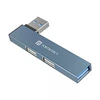 Portronics Mport Mino A – 3-in-1 USB Hub, L-Shape Design, compact and portable, perfect for connecting multiple devices, enhances productivity, ideal for home and office use, sleek and stylish.