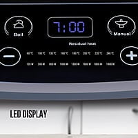 Havells Insta Cook Et-X Induction Cooktop, Dark Grey 1900 W, Ceramic Glass