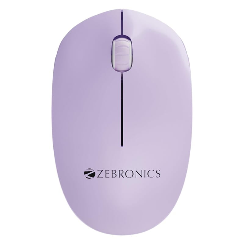 ZEBRONICS Cheetah Wireless Mouse with 1600 DPI, High Accuracy, Precise Usage, 3 Buttons, Ergonomic and Comfortable Design