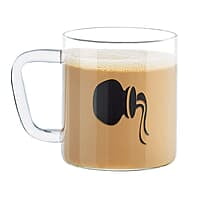 Borosil Classic Aquarius Mug, 305ml, Transparent