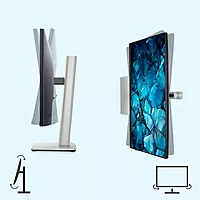 Dell P2422H 24″ FHD IPS Monitor – HDMI, DP, VGA, USB | Low Blue Light | FreeSync