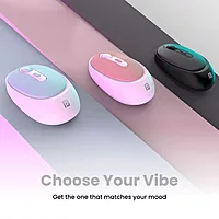 Portronics Toad 27 Wireless Mouse – Silent Buttons | 2.4GHz with USB Nano Dongle | Adjustable DPI Button | Auto Power Saving Mode | PC, Mac & Laptop Compatible | Black