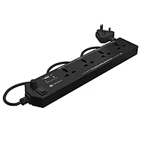 Portronics Power Plate 4 is a versatile extension board featuring 4 AC sockets and 2 USB ports. Ideal for home or office use, it ensures efficient power distribution and device charging.
