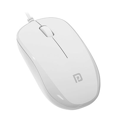 POR 2222 Toad 102 Wired Mouse – 1200 DPI | 1.25M USB Cable | White | 1 Year Warranty
