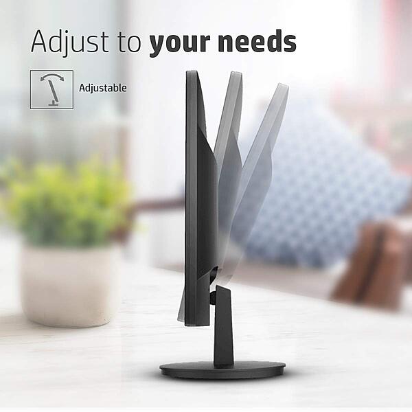 HP 21.5 Inches FHD Monitor features a sleek design, vibrant colors, and sharp visuals. Perfect for work or entertainment, it offers HDMI and VGA connectivity for versatile use. Enjoy stunning clarity!