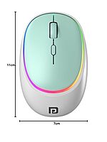 Portronics Toad IV Mouse – Dual connectivity with Bluetooth & 2.4GHz, ergonomic design, compact size, ideal for travel, smooth tracking, compatible with multiple devices, stylish blue finish.