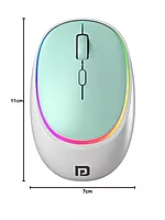 Portronics Toad IV Mouse – Dual connectivity with Bluetooth & 2.4GHz, ergonomic design, compact size, ideal for travel, smooth tracking, compatible with multiple devices, stylish blue finish.