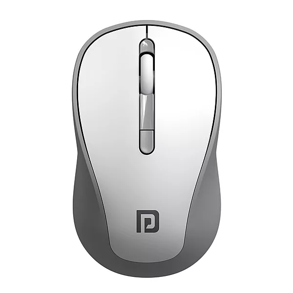 Portronics Toad 34: Sleek White Wireless Mouse featuring USB connectivity and adjustable DPI settings for precision. Ergonomic design ensures comfort during long hours of use. Perfect for work!