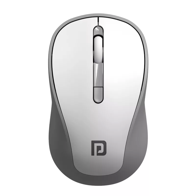 Portronics Toad 34: Sleek White Wireless Mouse featuring USB connectivity and adjustable DPI settings for precision. Ergonomic design ensures comfort during long hours of use. Perfect for work!