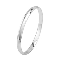 SRIMATHI JEWLLERS Elegant Silver Kada | Premium Sterling Silver Kada | Stylish and Durable Silver Bangle