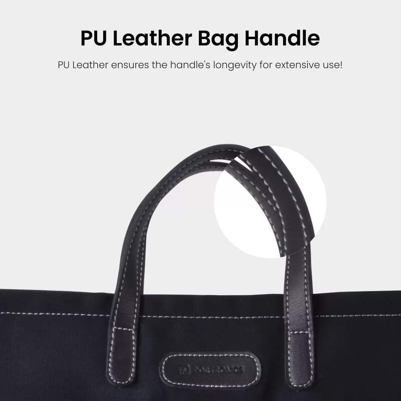 Portronics Elements Go 1 EnCase 103 Laptop Hand Bag – 15.6 Inch | Black | 1 Year Warranty
