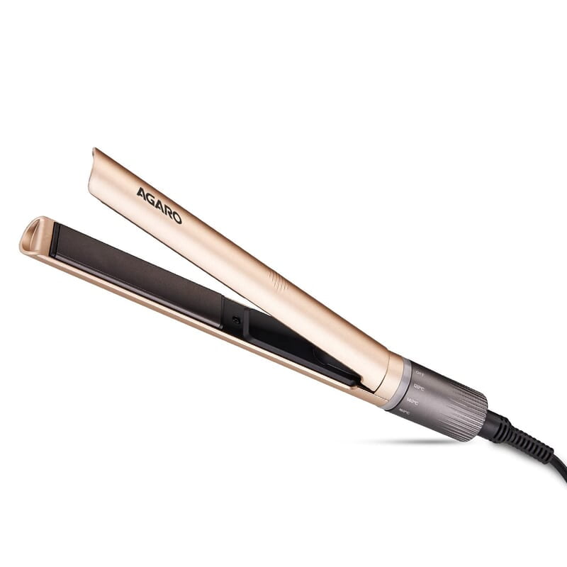 AGARO Hair Straightener, Ceramic Coated Floating Plates, Adjustable Temperature