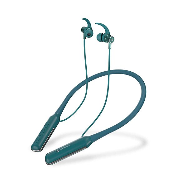 Portronics Harmonics 250 – 60H Headset, Fast Charge, Green. Enjoy immersive sound with long battery life, quick charging, and a stylish design. Perfect for music lovers and gamers alike!