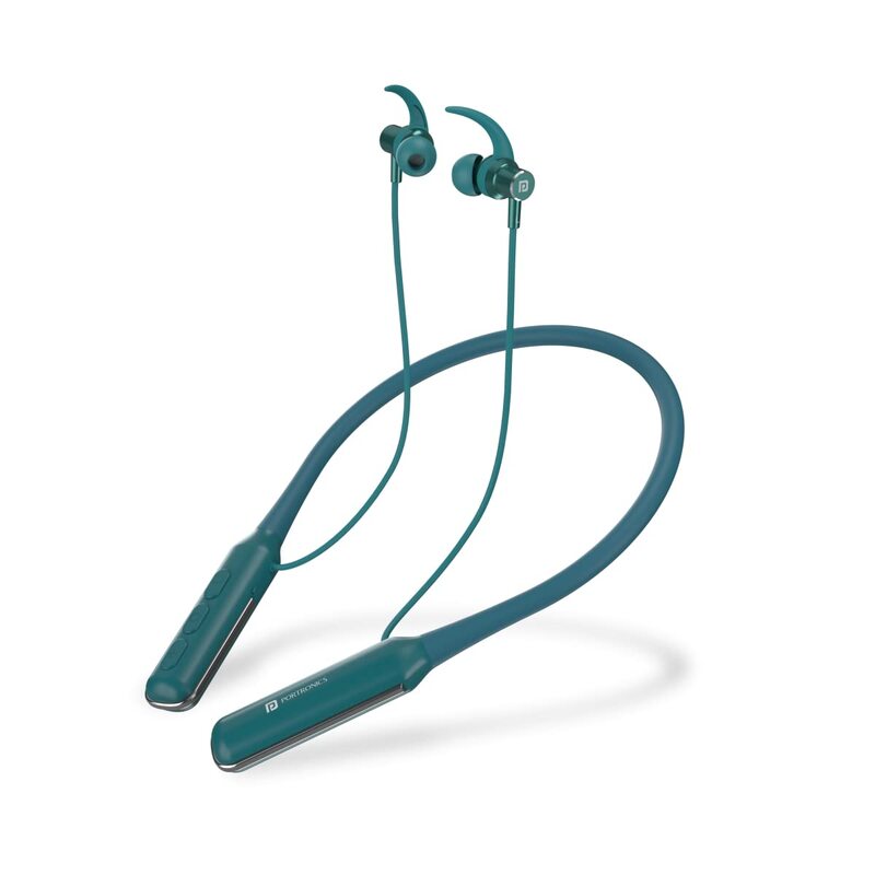 Portronics Harmonics 250 – 60H Headset, Fast Charge, Green. Enjoy immersive sound with long battery life, quick charging, and a stylish design. Perfect for music lovers and gamers alike!