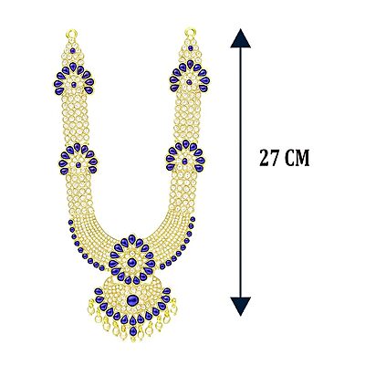 God White Pink and Blue Stone Deity Harama for Pooja God White Pink and Blue Stone Deity Harama for Pooja