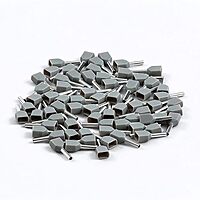 2.5 sq.mm Twin Insulated Ferrule (GREY) Pack of 10