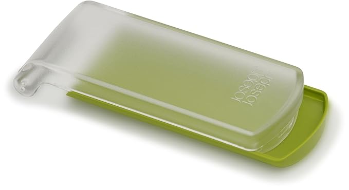 Joseph Joseph PEELSTORE 2-in-1 Peeler with Peeling Storage – Green - Vegetable & Fruit Peeler - Clean & Convenient