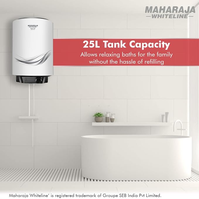 Maharaja Whiteline Aquic Neo Plus Water Heater/Geyser, 25 Liters