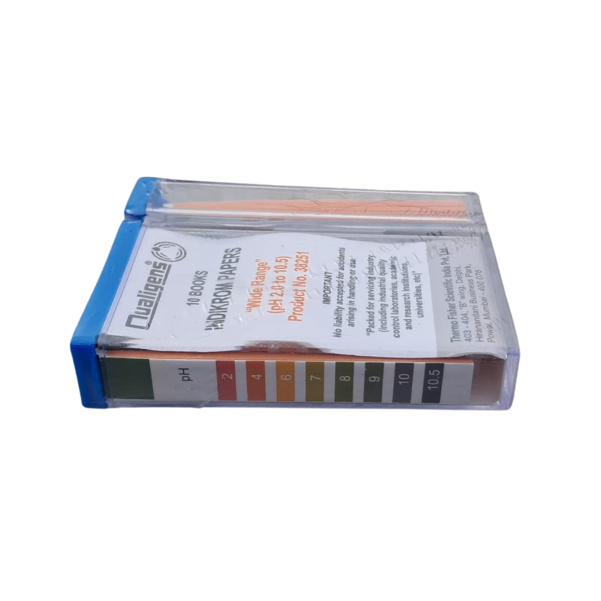 pH Paper Indicator (2-10.5) - QUALIGENS Original Strip pH Paper Indicator (2-10.5) - QUALIGENS Original Strip